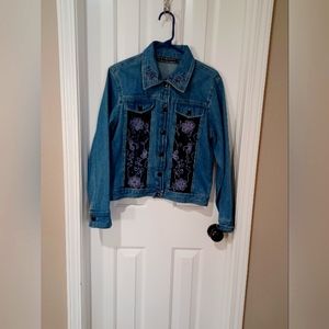 New Identity jacket with embroidery, lace & beads.